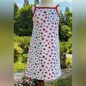 Old Navy 
Size 5 
Stars Red White Blue 4th of July Summer Dress!